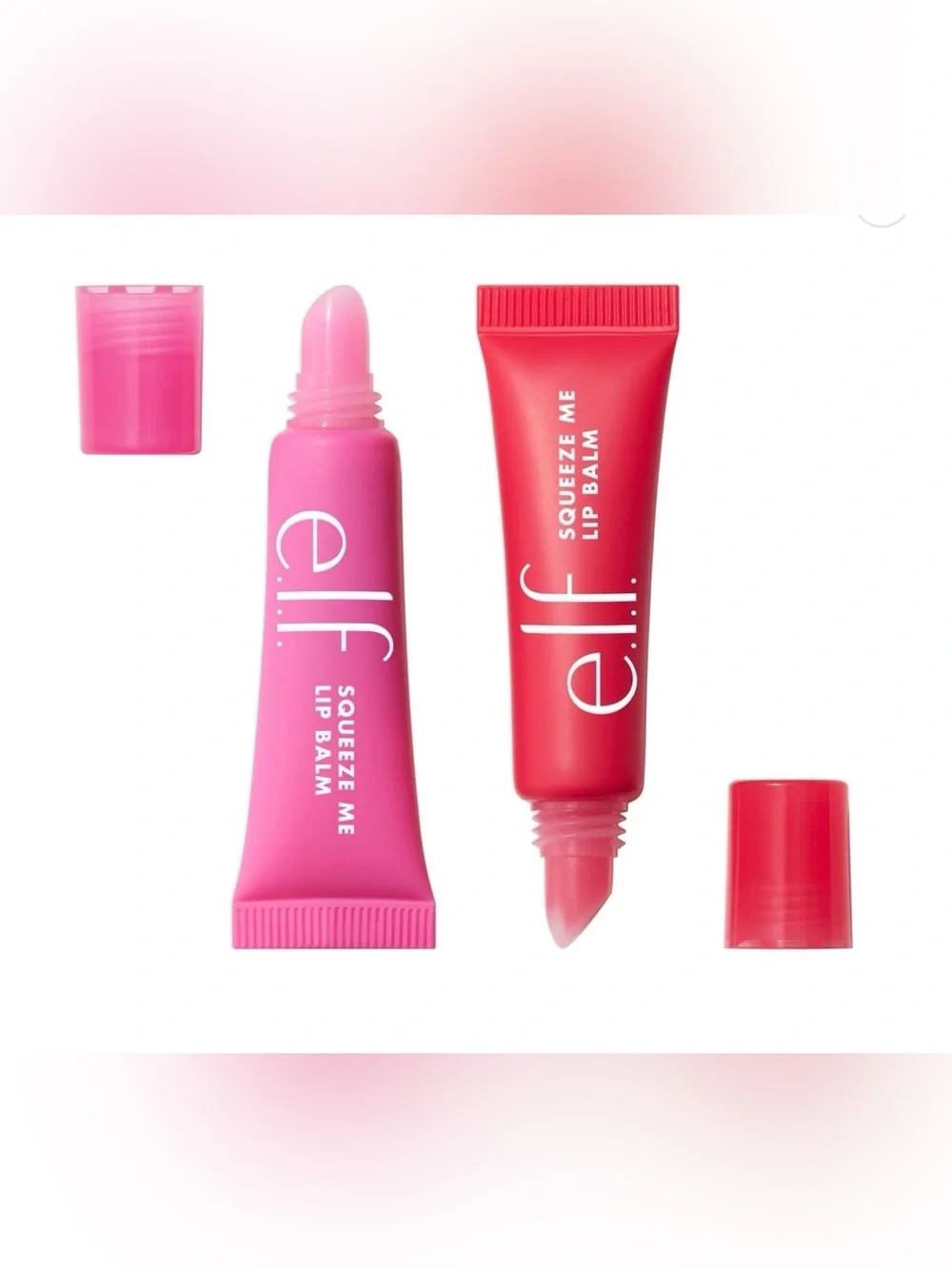 e.l.f. • Squeeze Me More Lip Balm Duo • Bubble Gum & Cherry • NWT $9